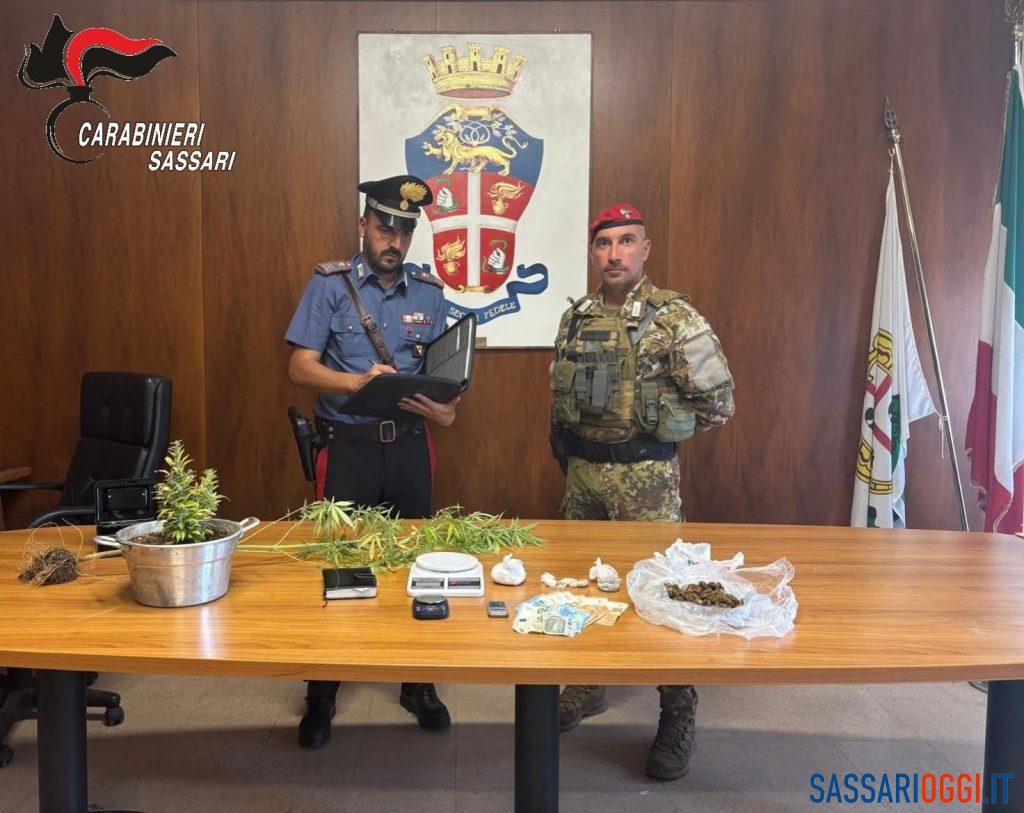 Spaccio di droga nelle campagne di Ossi, arrestato