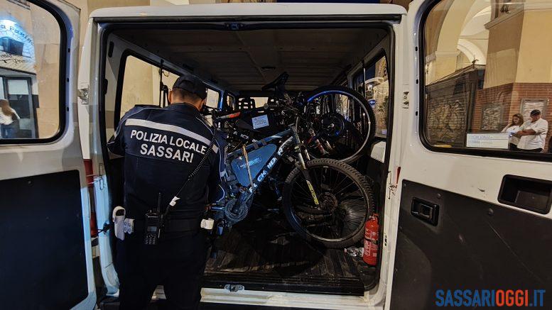 Bici truccate a Sassari, sequestri e sanzioni per i trasgressori