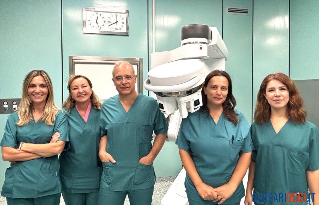 I chirurghi della Breast Unit di Sassari, al centro professor Fancellu