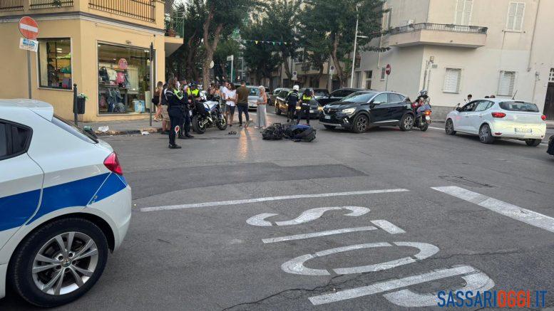 Incidente ad Alghero, il conducente della moto era senza assicurazione