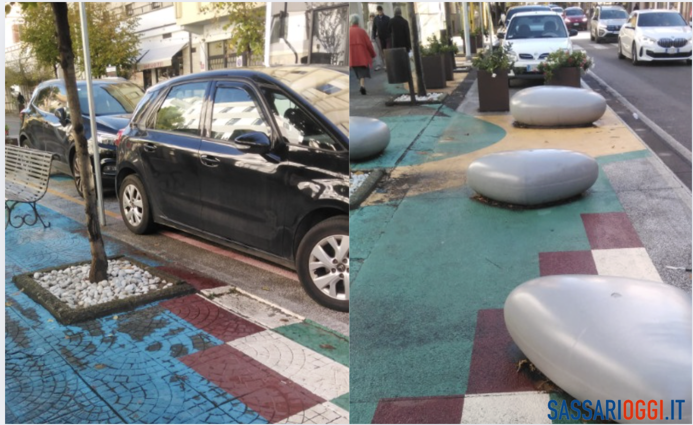 Pista ciclabile viale Italia Sassari