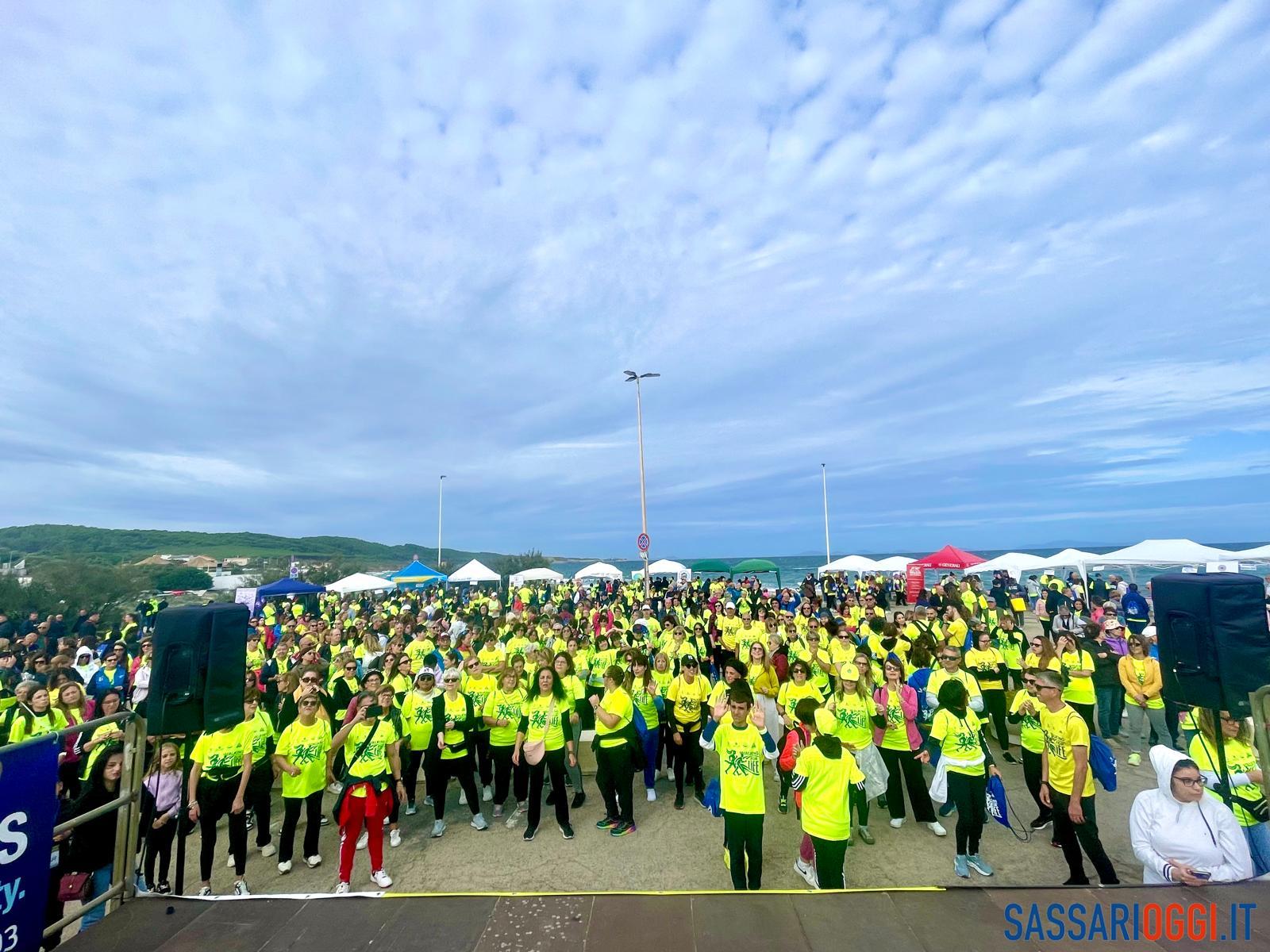 Walking For Life a Platamona, oltre 2.000 partecipanti in cammino