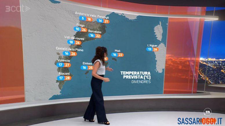 Alghero nel meteo di 3Cat - Foto 3Cat