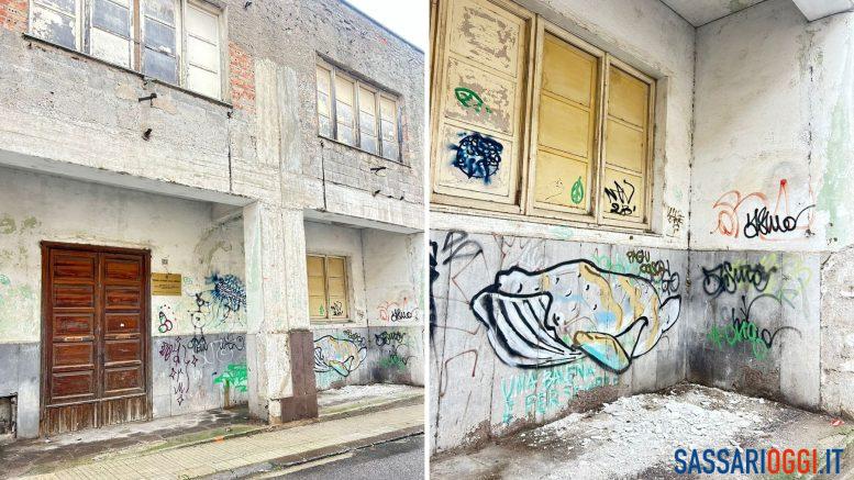 A Sassari il palazzo dell’assessorato al Lavoro è in totale abbandono