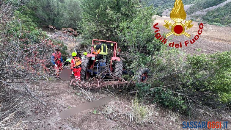 Muore travolto dal trattore, tragedia nelle campagne di Sennori