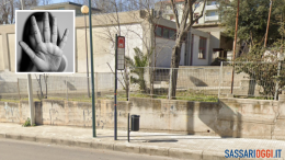 vandali a sassari contro il cestino