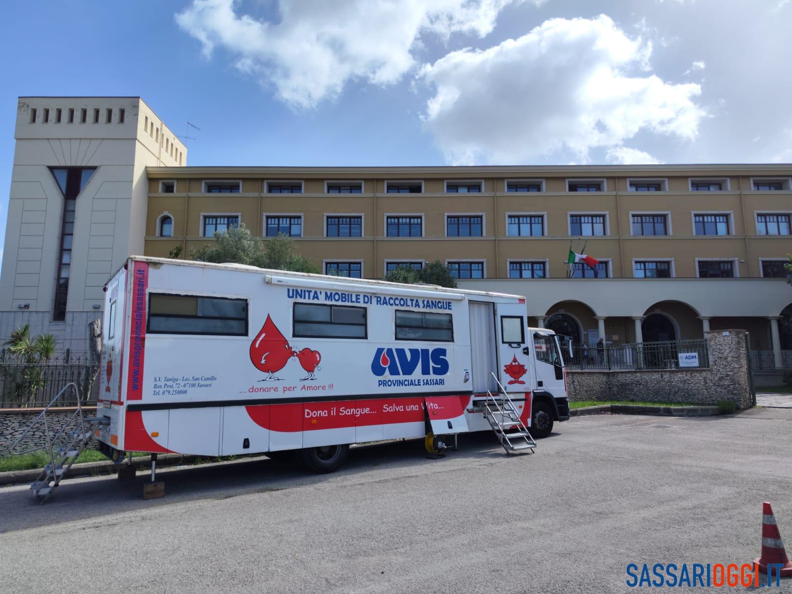 Raccolte 20 sacche di sangue a Sassari, l'iniziativa dell'Avis