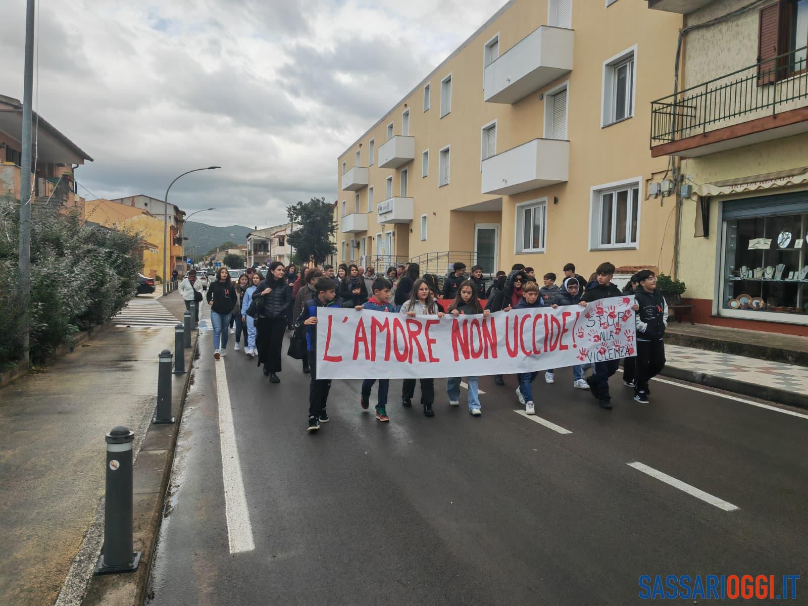 Santa Maria Coghinas unita contro la violenza in memoria di Sofia Castelli