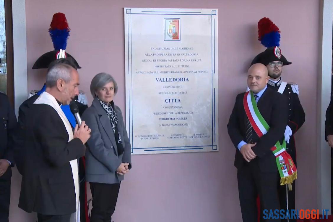 Valledoria celebra il titolo di città