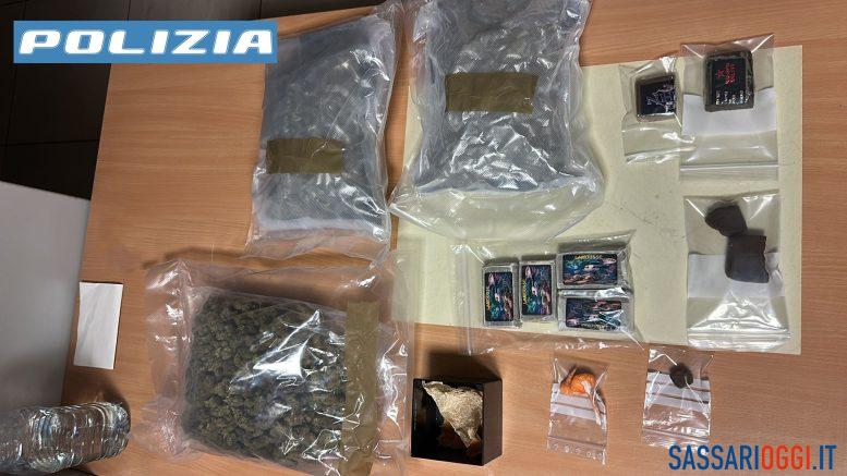 Litiga con la madre e la polizia gli trova droga in casa a Sassari