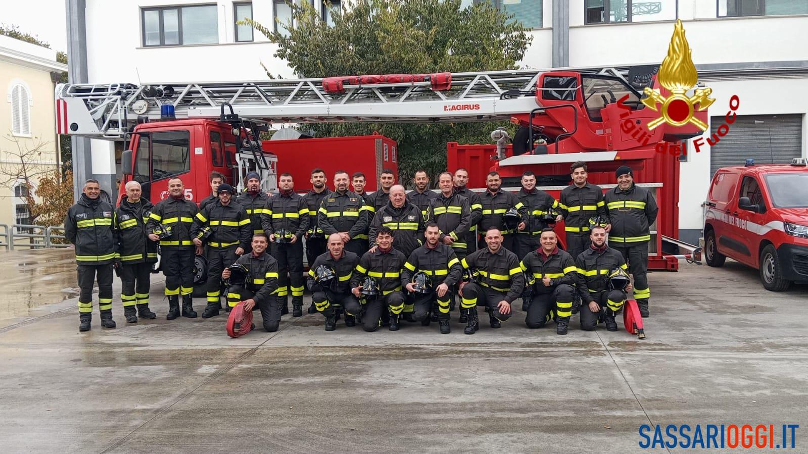 Vigili del fuoco Valledoria, 21 nuovi volontari pronti al servizio