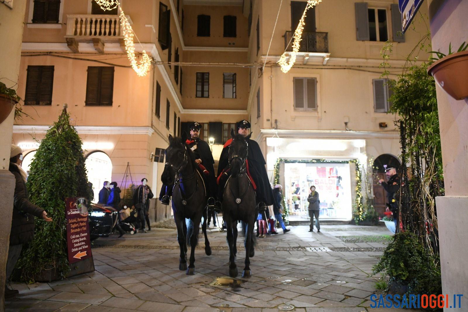 Carabinieri a cavallo Alghero