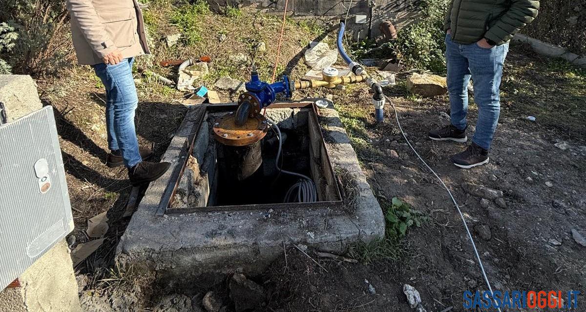 Riattivato il pozzo comunale di Tissi, nuovi lavori in corso