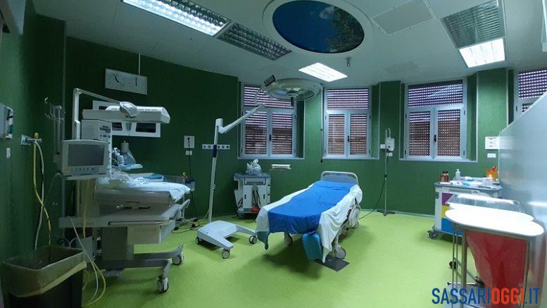 Sala Parto Clinica ostetrica Aou Sassari