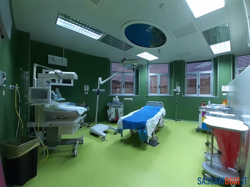 Sala Parto Clinica ostetrica Aou Sassari