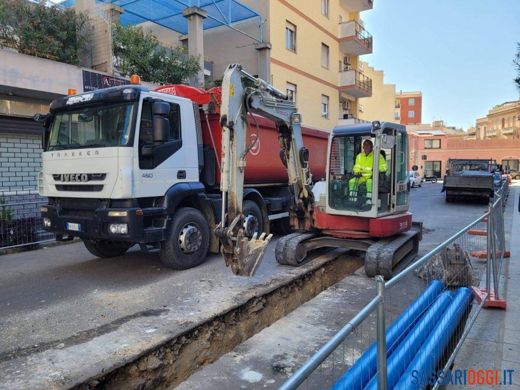 Nuove condotte a Sassari, problemi con l’acqua in alcune zone