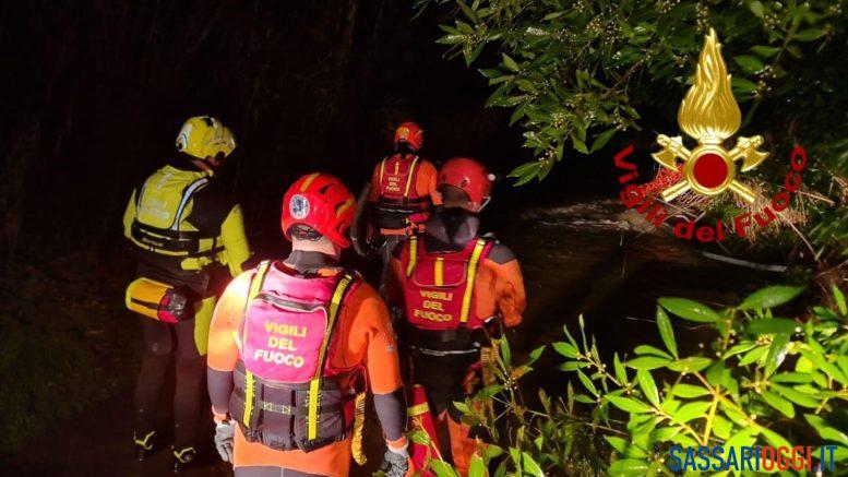 Fiume in piena blocca 5 persone, notte di paura a Ittiri