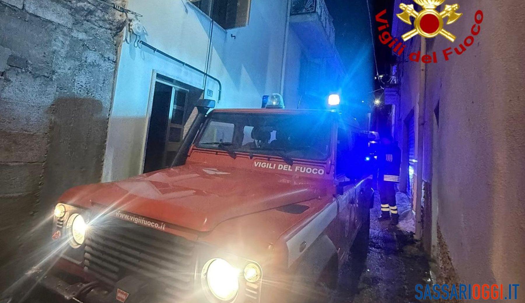 Incendio casa Bono