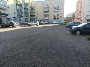 Piazza Amundusen nel quartiere Latte Dolce a Sassari