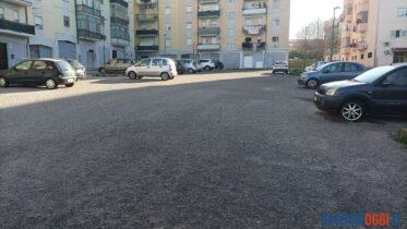 Piazza Amundusen nel quartiere Latte Dolce a Sassari