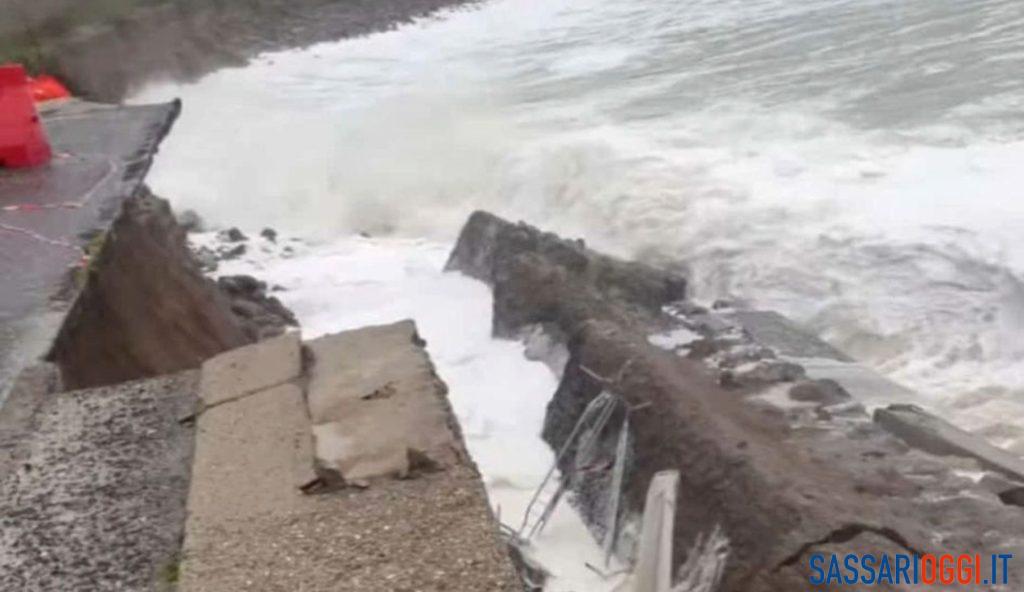 Strada chiusa a Bosa Marina, Coc attivo per monitorare il rischio