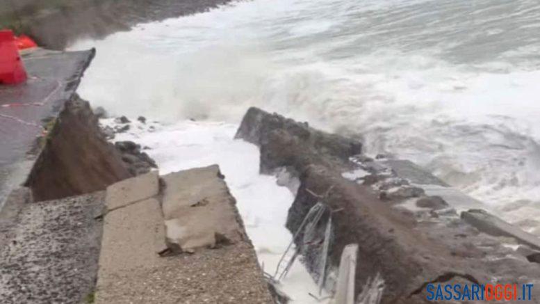 Strada chiusa a Bosa Marina, Coc attivo per monitorare il rischio