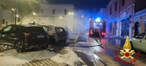 Incendio auto Sorso
