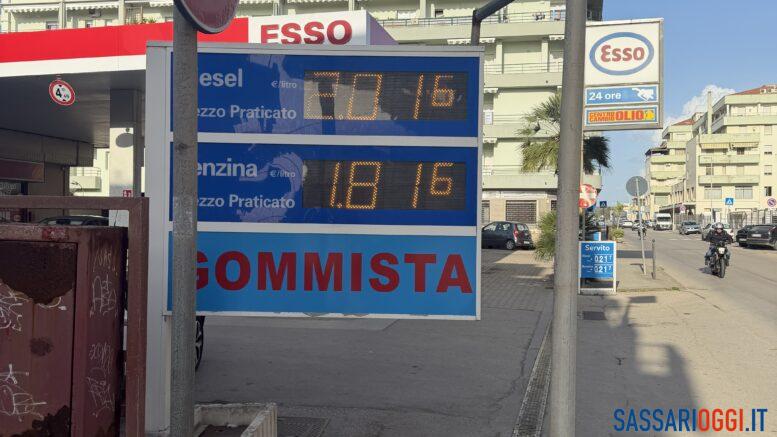 Petrolio alle stelle, diesel fino a 2 euro in provincia di Sassari