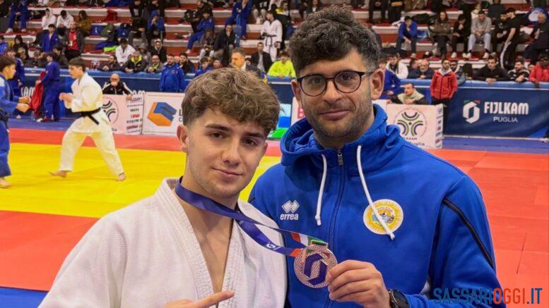 Judo Club Alghero, Enrico Bardino bronzo ai tricolori junior A2