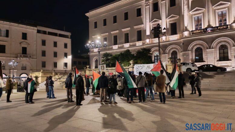 Manifestazione a Sassari per la Palestina