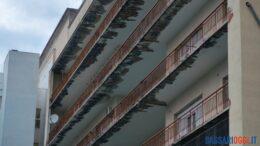 Ospedale di Sassari, crepe e lavori che non si vedono