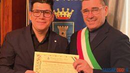 Rafael Ivan Fonseca Badilla e Massimo Mulas sindaco di Porto Torres
