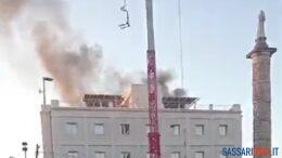 Incendio Turritania Sassari
