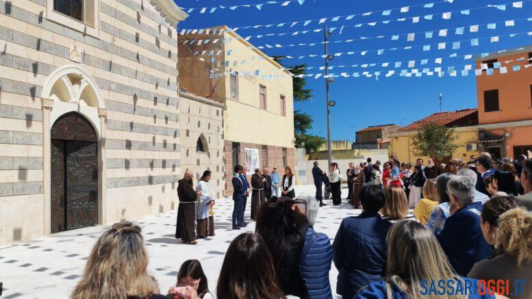 Inaugurata a Sorso la nuova piazza Cappuccini