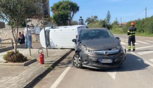 Incidente all'ingresso di Olmedo, due feriti vicino al cimitero