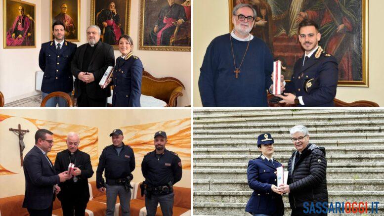 La polizia consegna l’Olio di Capaci ai vescovi della provincia di Sassari