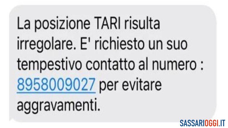 Messaggi truffa sulla Tari anche a Sassari, cresce l'allarme