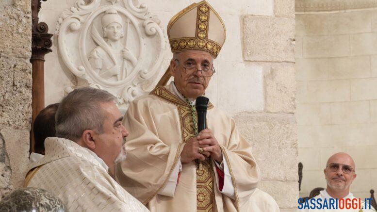Monsignor Francesco Antonio Soddu arcivescovo metropolita Sassari