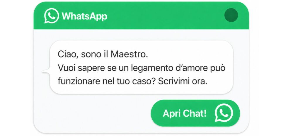 consiglio per un legamento d'amore che funziona.