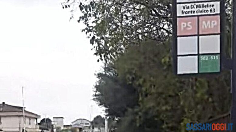 fermata via millelire sassari