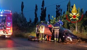 Brutto incidente sulla provinciale di Alghero, un ferito