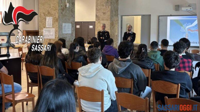Carabinieri Alghero incontro studenti