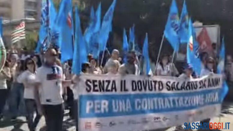 Sciopero sanità Sassari