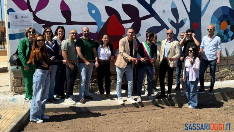 Inaugurato a Sorso il murale dell’Albero della Vita