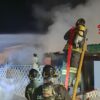 Incendio a Platamona, casa in legno distrutta dalle fiamme