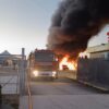 Incendio parcheggi aeroporto Alghero