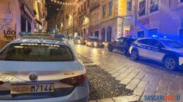 Polizia centro storico Sassari