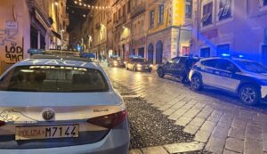 Polizia centro storico Sassari
