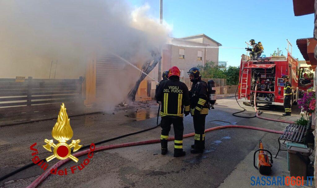Panificio distrutto da incendio a Ploaghe: famiglia perde tutto, la solidarietà