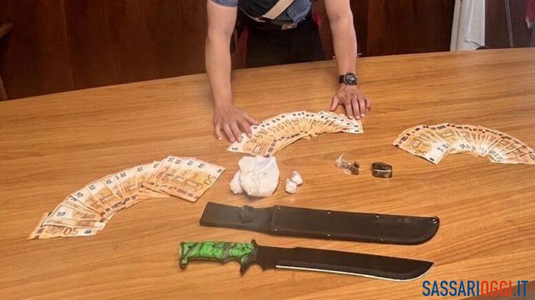 Droga armi arrestato Sassari